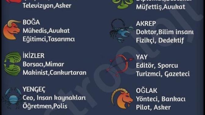 Size uygun meslek veya meslekler neler?