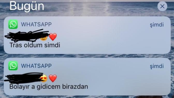 Ya bir insan neden sevgilisine traş olduğunu söyler ki?