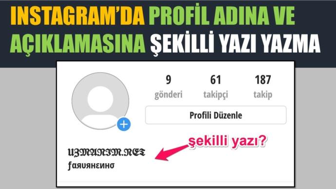 instagram yazı fontu