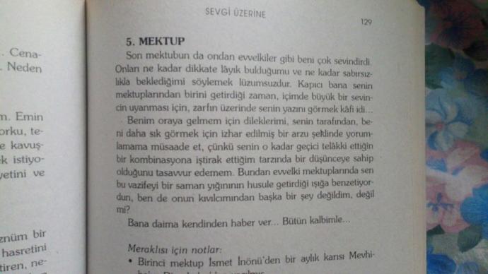 Sevgiliye mektup yazar mısınız?