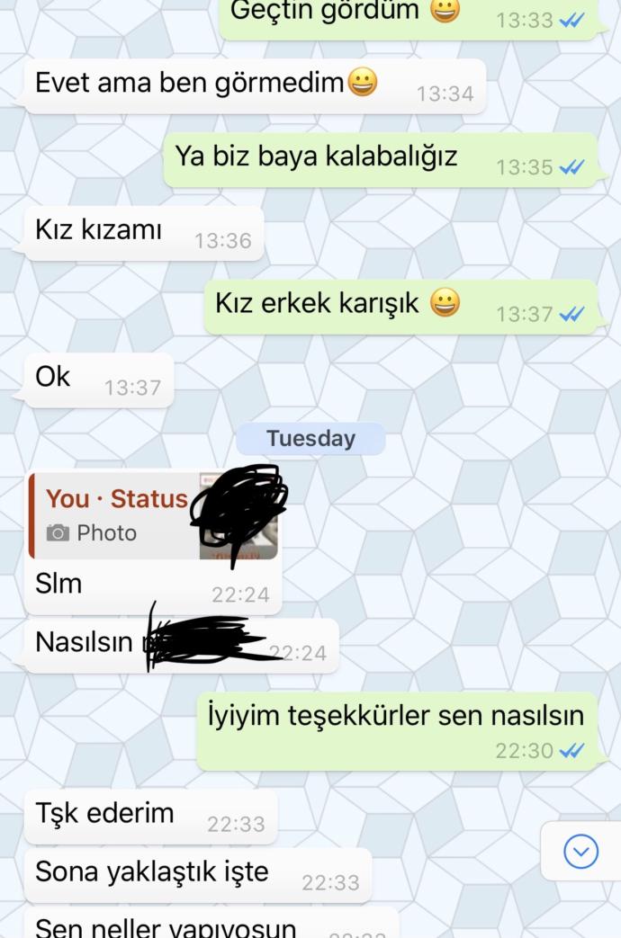 Eski arkadaşım ara sıra böyle yazıyor amacı nedir?