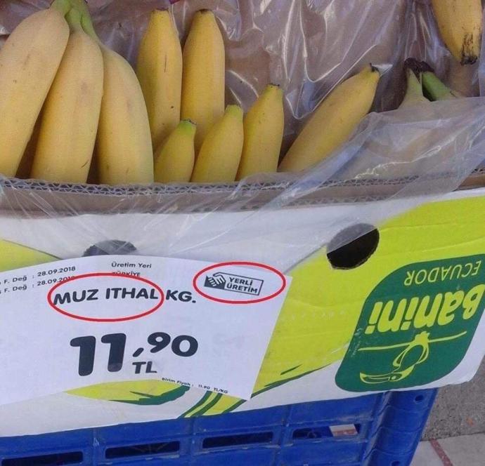 İthal muz mu , yerli muz mu?