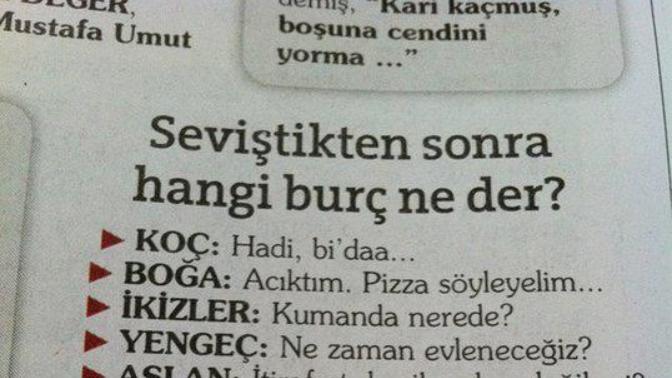 İlişki yaşadığınız en ateşli burç hangisiydi?