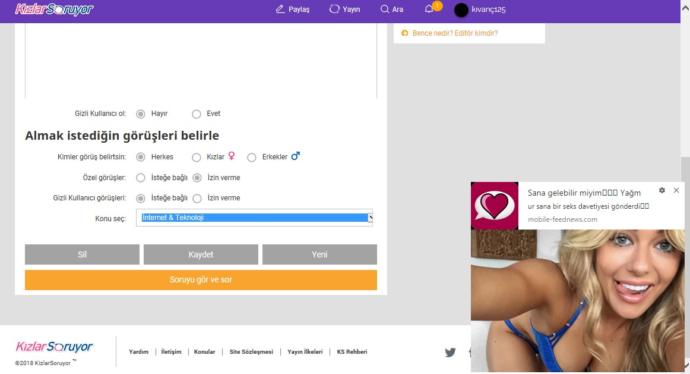 Bilgisayarımda sağ tarafta sürekli çıplak kadın resimleri çıkıyor nasıl engelliyebilirim bunları?