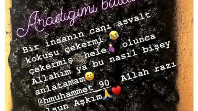 Eşiniz yeni dökülmüş asfalt kokusu aşerirse ne yaparsınız?