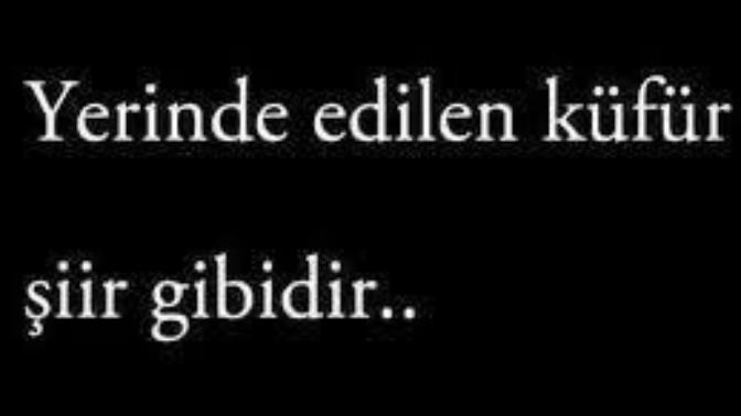 Küfür eder misiniz? Küfür etmeyi sever misiniz?