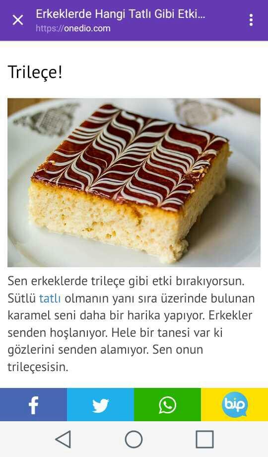 Kızlar, Erkeklerde Hangi Tatlı Gibi Etki Bırakıyorsun?