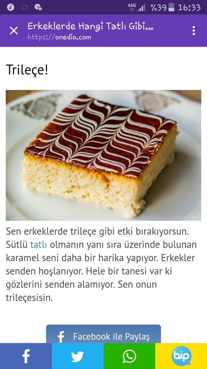 Kızlar, Erkeklerde Hangi Tatlı Gibi Etki Bırakıyorsun?