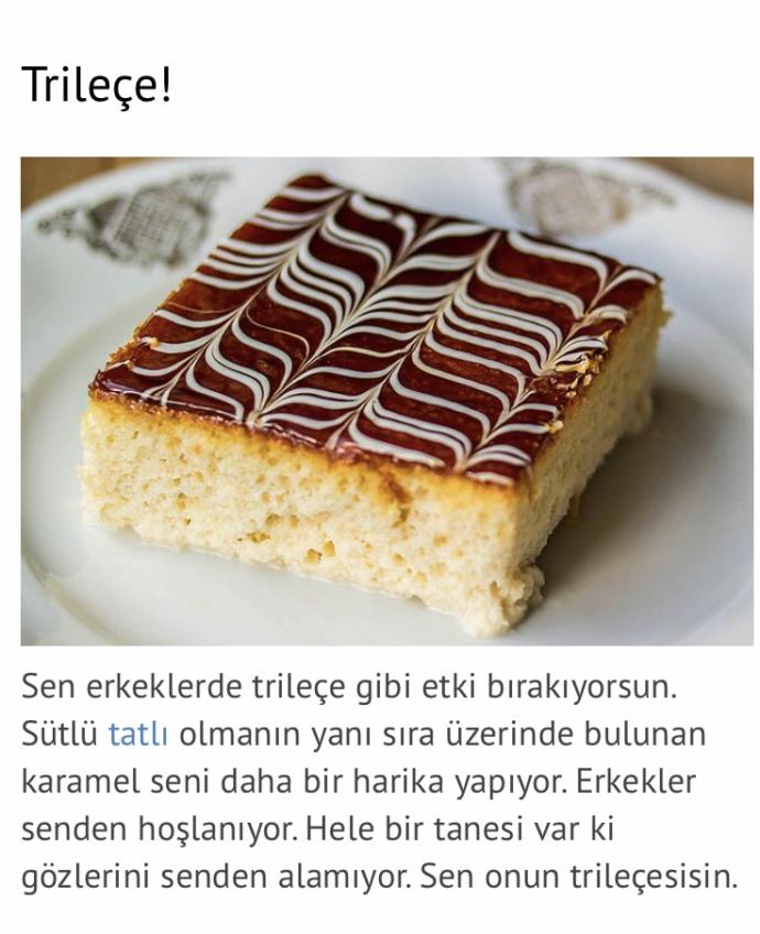 Kızlar, Erkeklerde Hangi Tatlı Gibi Etki Bırakıyorsun?