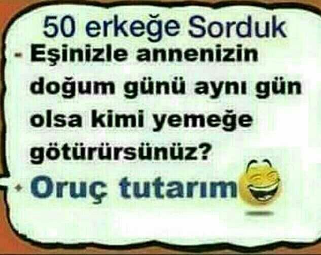 Eşiniz ile annenizin doğum günü aynı gün olsa kimi yemeğe götürürsünüz?