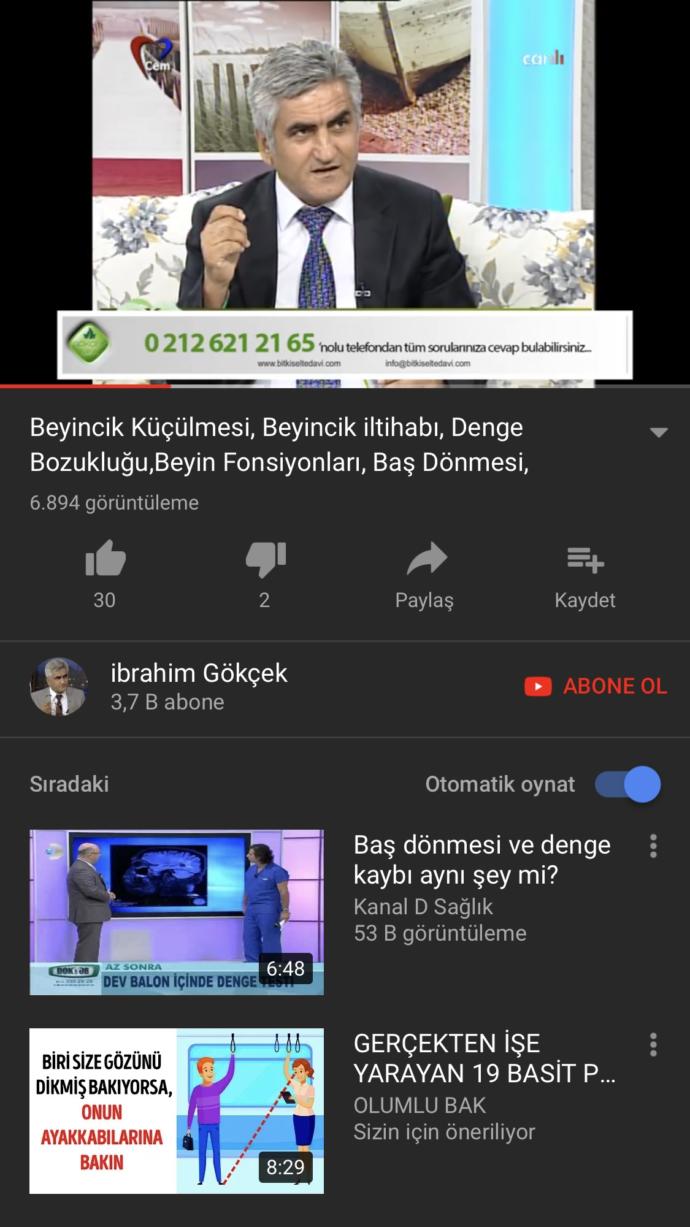 Beyincik dejenerasyonu?