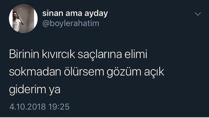 Kıvırcık saçlara mı elini sokmak daha zevkli, düz saçlara mı?