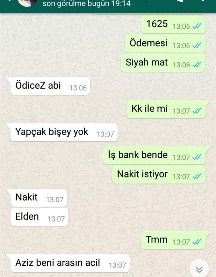 WhatsApp mesajlarınızı ss atar mısınız?