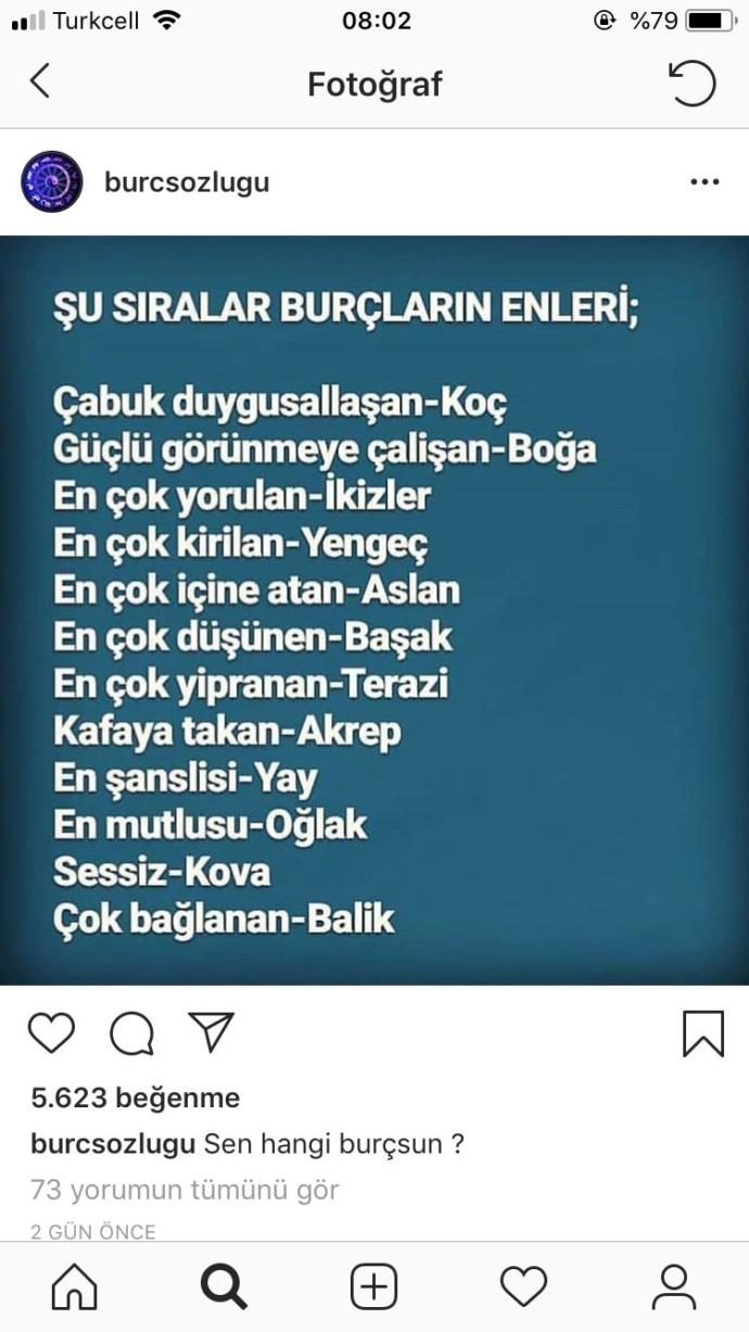 Burçların enleri nelermiş :)?