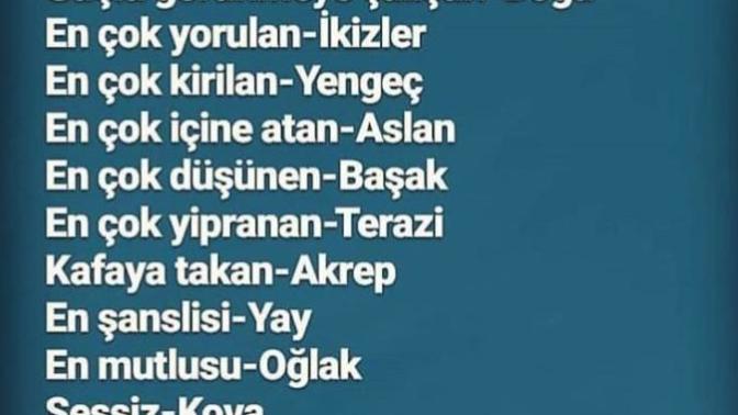 Burçların enleri nelermiş :)?