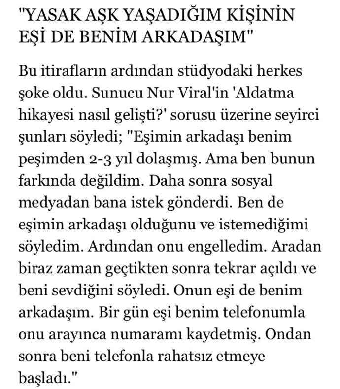 Tv’ye bağlanan Kadın “Kocam Seni sadece yatakta seviyorum deyince onu en yakın Arkadaşıyla aldattım”dedi, ne düşünüyorsunuz?