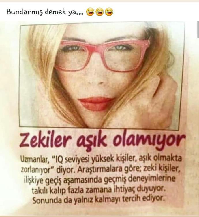 Görselini en iyi ifade eden kısa notunu buraya ekleyebilirsin. zeki olupta aşık olmakta güçlük çekmeyen varmı?