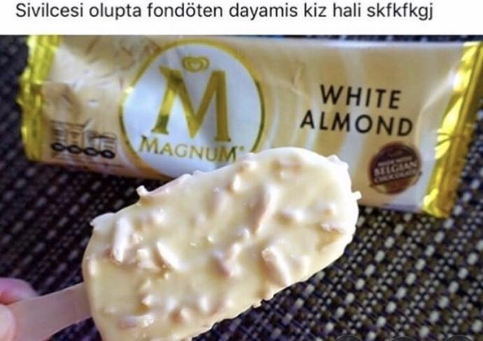 Sivilce üzerine fondöten süren kız temsili değil mi? 😂?