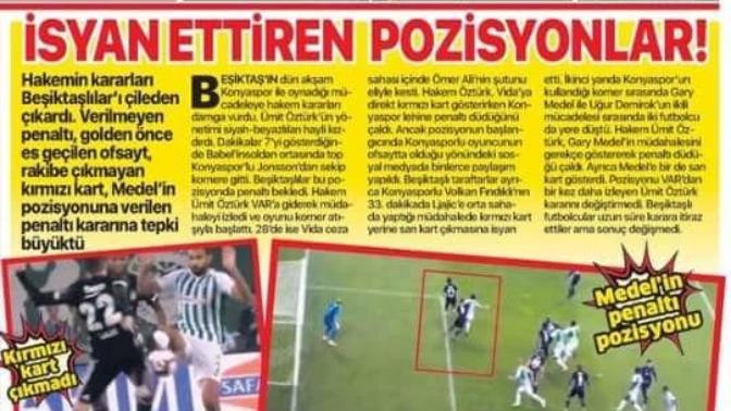 BJK den başka 7 sarı 1 kırmızı kart ve aleyhine 2 penaltı gören büyük takım gördünüzmü?