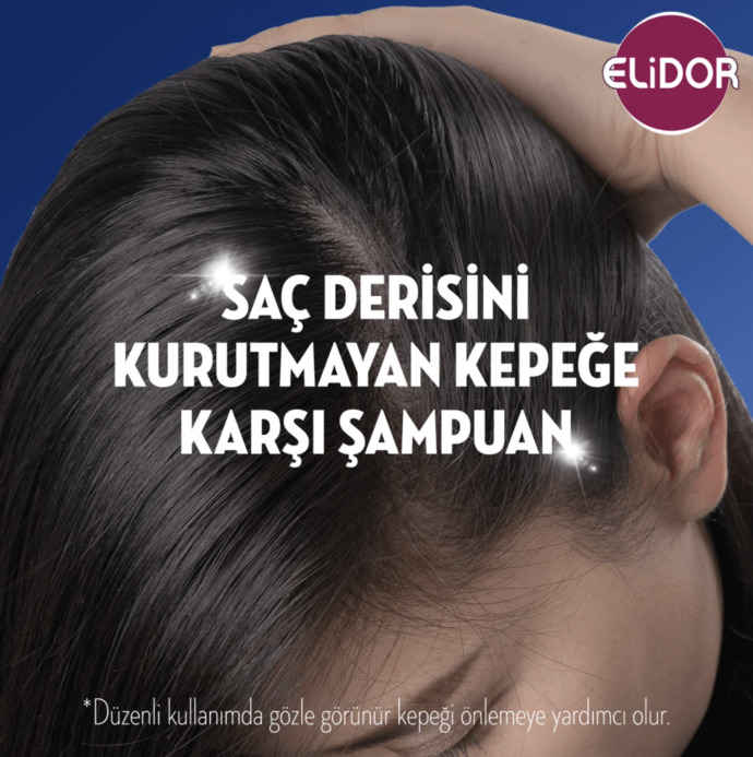 Elidor Kepeğe Karşı Etkili 2'si 1 Arada Şampuan&Bakım Kremi