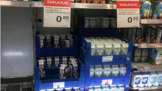 Finlandiya’da son kullanma tarihine 10 gün kala ürünler ücretsiz dağıtılıyor? Peki sizce neden?