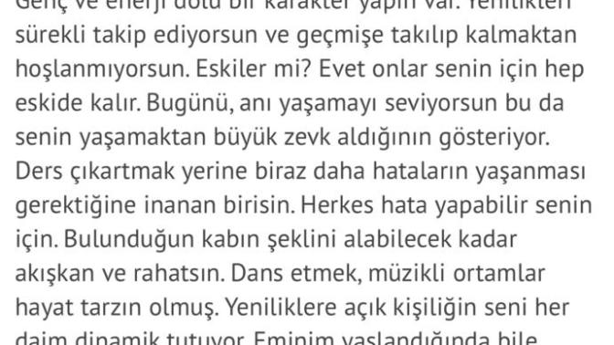 Baskın karakter özelliğin nedir?