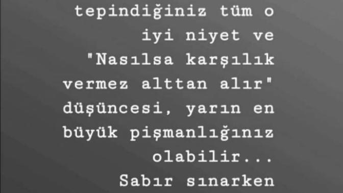 Siz de iyi niyeti bol bol suistimal edilenlerden misiniz?