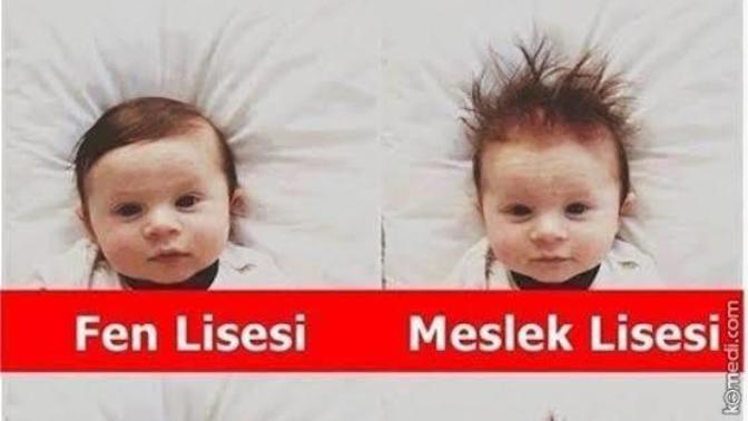 Saç şekline göre hangi okula gidiyorsun?