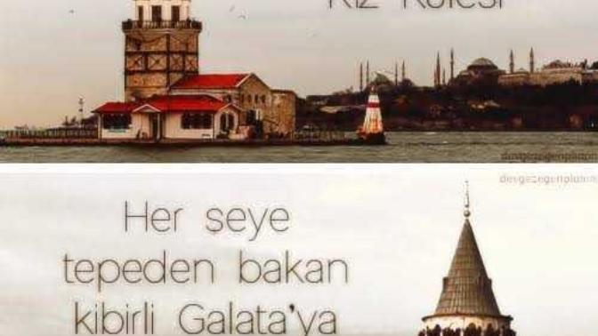 Efsane bir aşk hikayesi; Galata Kulesi ile Kız Kulesinin aşkını biliyormusunuz?
