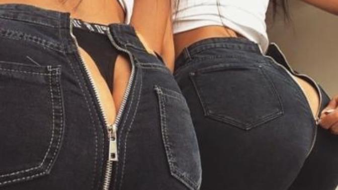 Kızlar, Yeni moda arkadan açılan pantolon giyer misiniz?