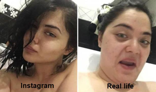İstagramda çok güzel olup normalde  bir  şeye benzemeyen kız vakası yaşadınız mı?