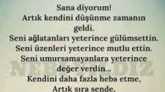 Kendinizi ne kadar düşünürsünüz?