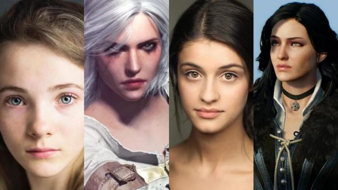 Ciri (solda) - Yennefer (sağda)