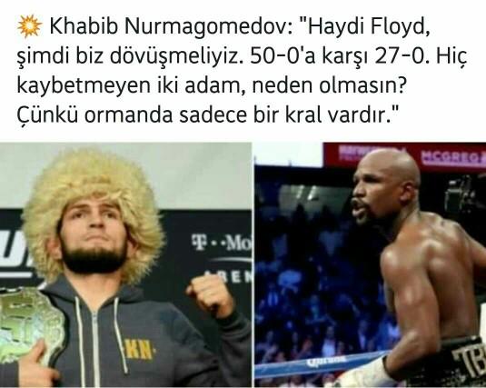 Olası bir Khabib Nurmagomedov - Floyd Mayweather maçını kim kazanır?