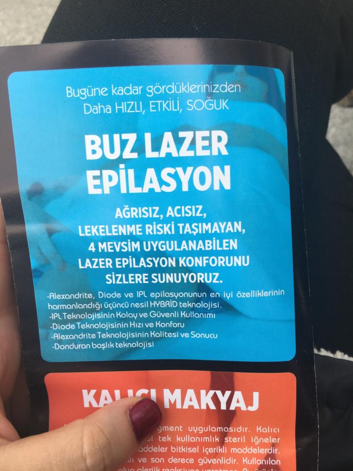 Klinik güzellik merkezlerinde buz lazer epilasyon olan var mı?