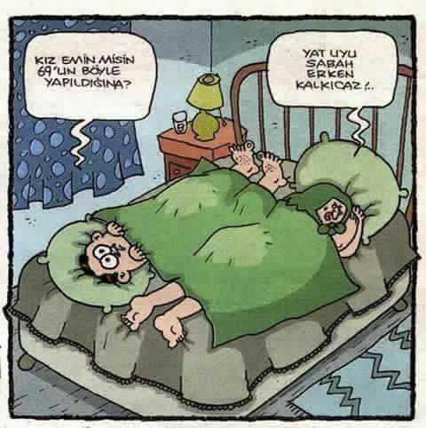 Şu 69 pozisyonu dedikleri şey şu mu 😂?