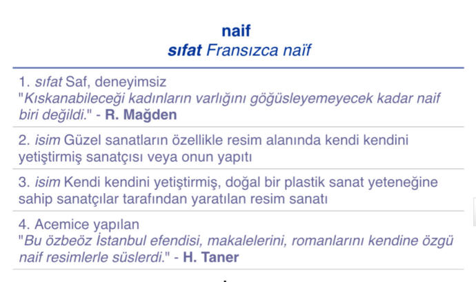 Cok Naifsin nedemek?