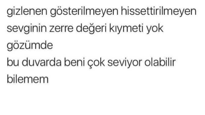 Sevginizi gizler misiniz?