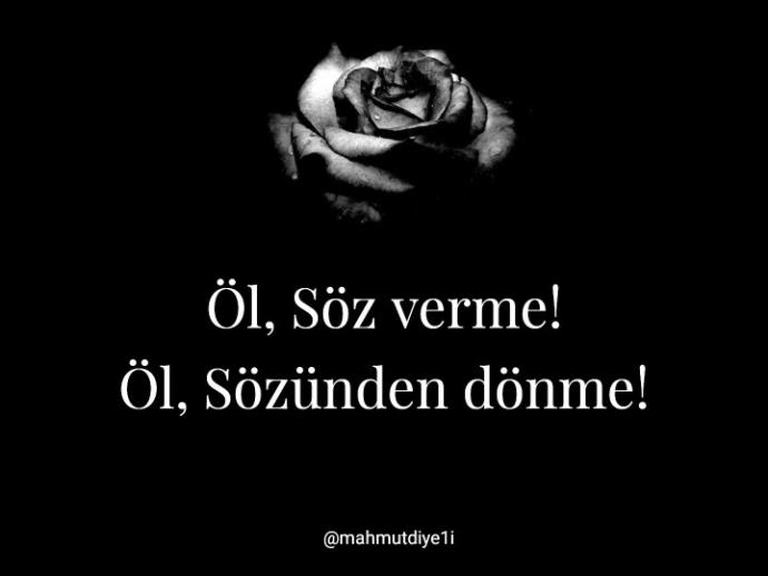 Söz verme hususunda ne düşünüyorsun?