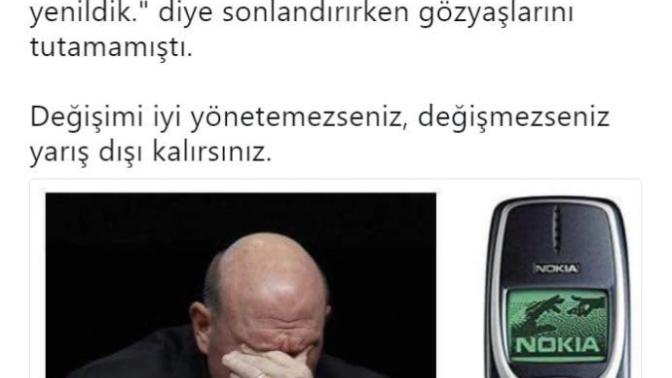 Nokia eskiden en iyi telefon üreticisiydi neden geriledi sizce?
