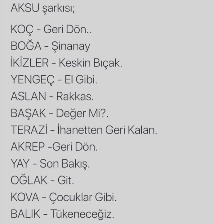 Bugün seni anlatan en güzel Sezen Aksu şarkın hangisi?
