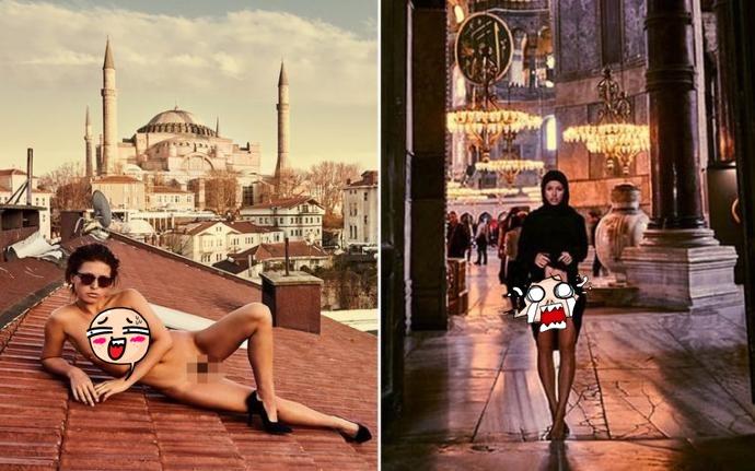 Belçikalı mankenin Ayasofya'daki çıplak resimlerine ne diyorsunuz?