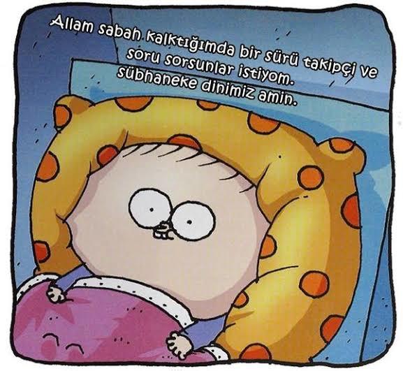 Süphaneke dinimiz Amin❗ 😁😁 Karikatür okur/sever misiniz❓?