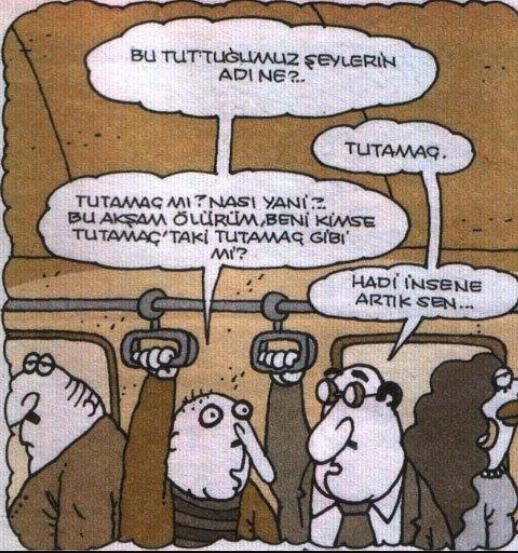 Otobüste tutulan şeyin adı nedir?