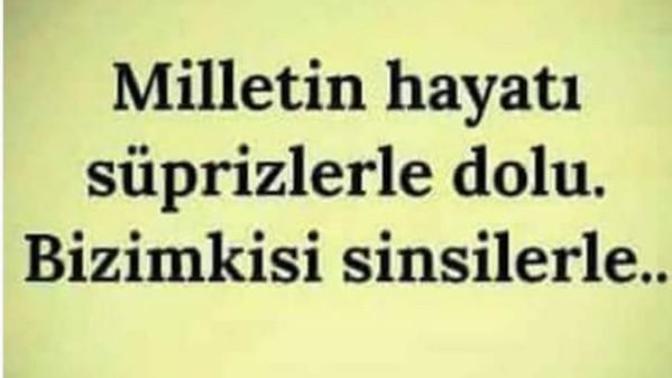 Ne kadar sinsisin? var mi az biraz?