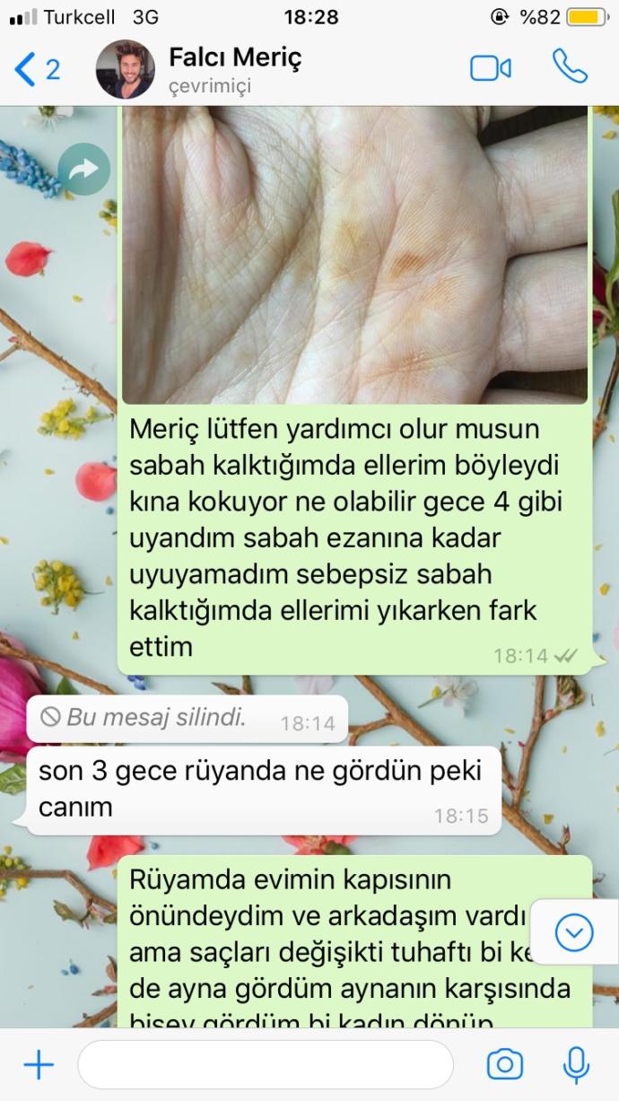 Sabah kalktığımda ellerim böyleydi kına kokuyor?