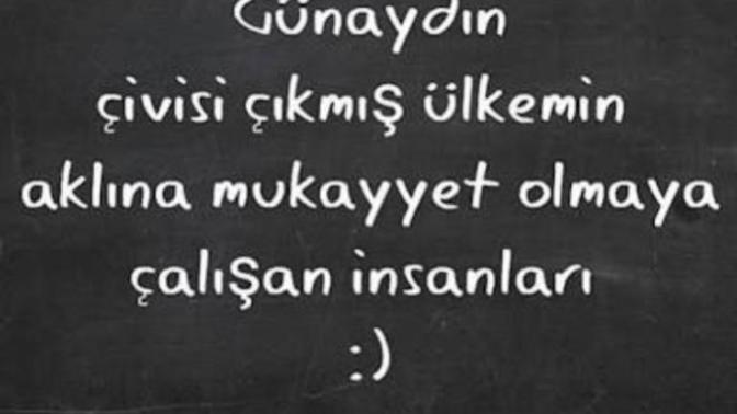 Sizce dünyanın çivisi çıktı mı?