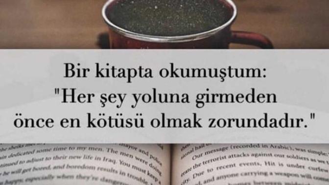 Herşey yoluna girmeden önce en kötüsü olmak zorunda mıdır?