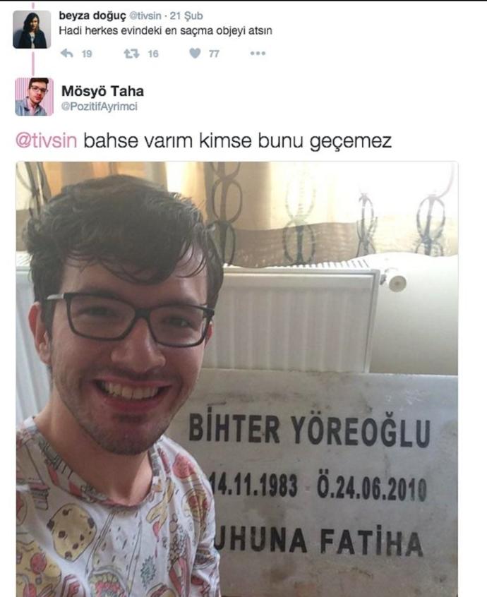 Bihter mezar tasi