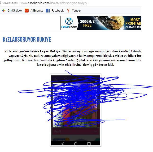 EscobarVip KizlarSoruyor sitesinden bir kızı paylaşmış nereye şikayet edebiliriz?